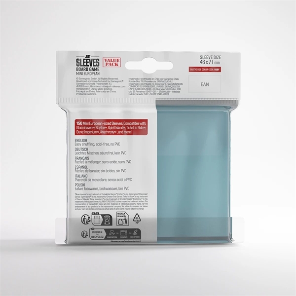 Just Sleeves – Value Pack Mini European, 150