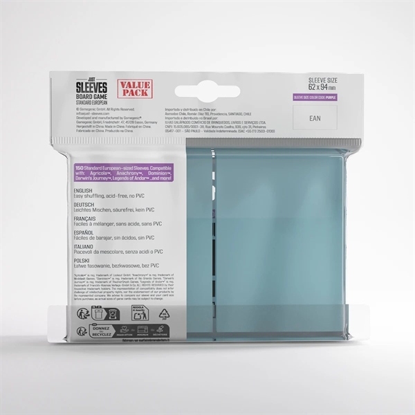 Just Sleeves – Value Pack Standard European, 150