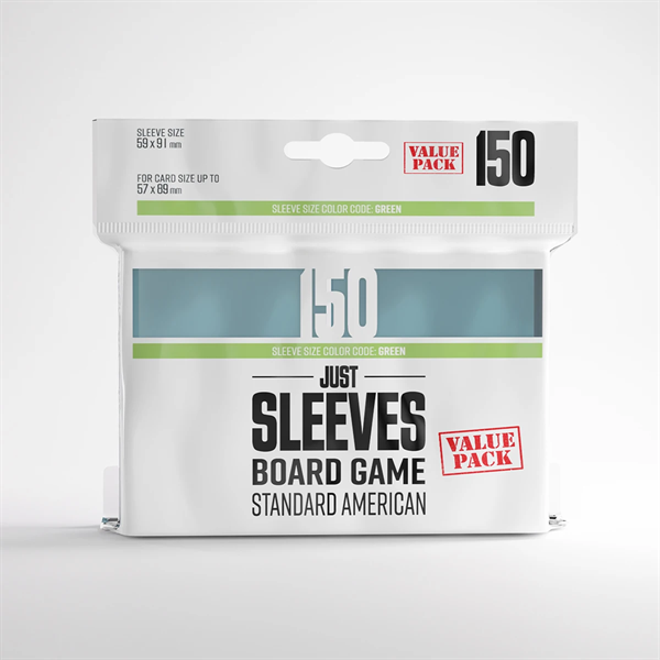 Just Sleeves – Value Pack Standard American, 150