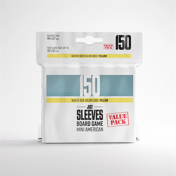 Just Sleeves – Value Pack Mini American, 150