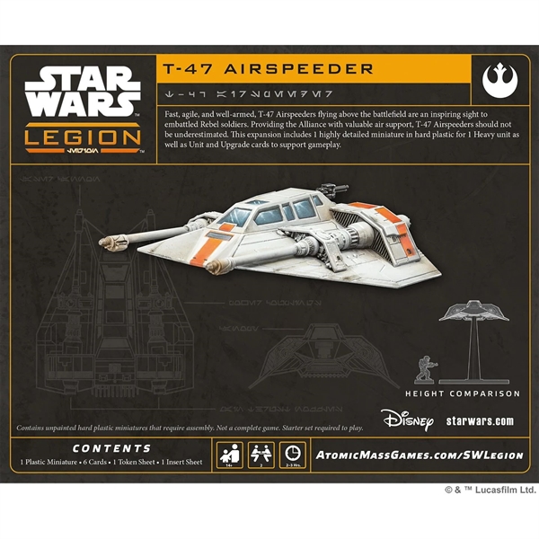 Star Wars: Legion - T-47 Airspeeder