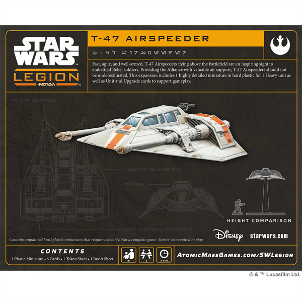 Star Wars: Legion - T-47 Airspeeder