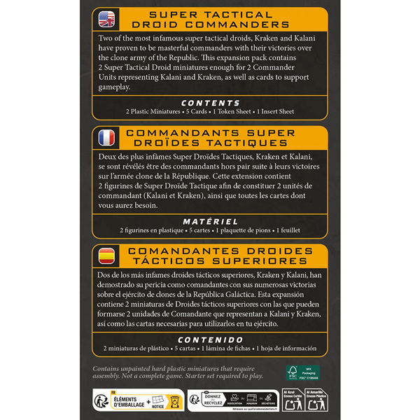 Star Wars: Legion - Super Tactical Droid Commanders