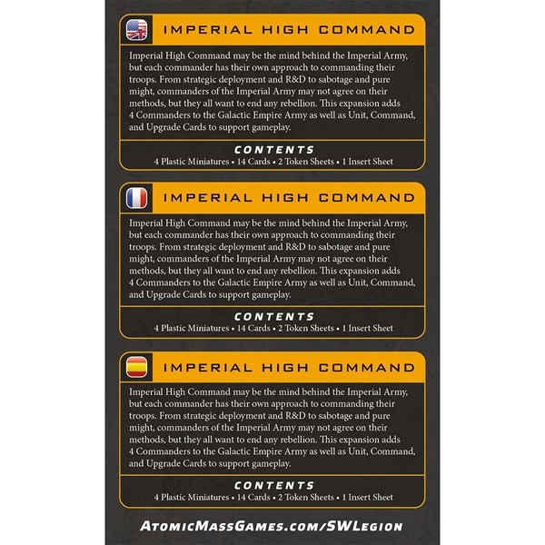 Star Wars: Legion - Imperial High Command