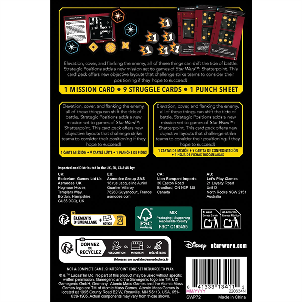 Star Wars: Shatterpoint - Strategic Positions