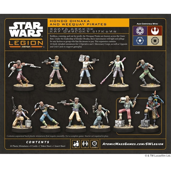 Star Wars: Legion - Hondo Ohnaka und Weequay Piraten