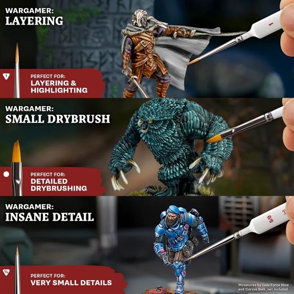 Army Painter - Most Wanted Pinselset