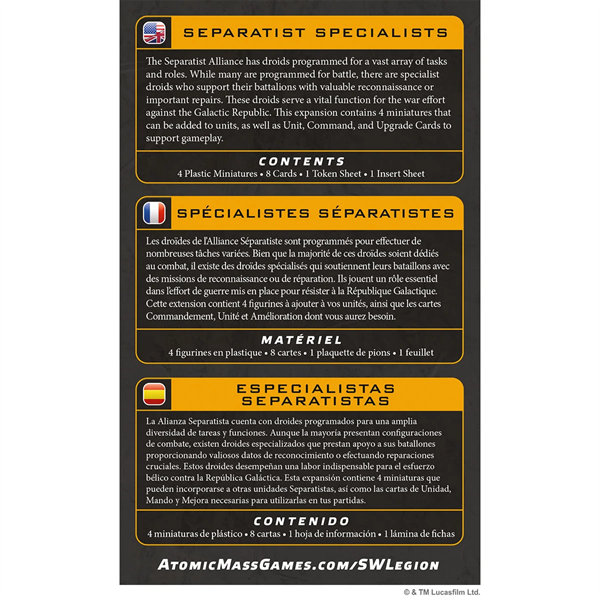 Star Wars: Legion - Separatisten Allianz