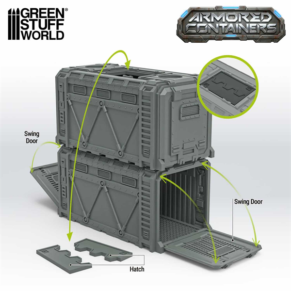 Green Stuff World - WTC Container, Kunststoff