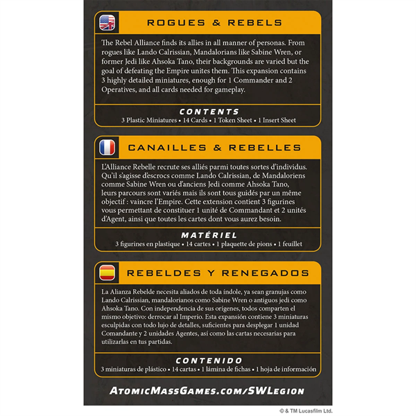 Star Wars: Legion - Rogues & Rebels