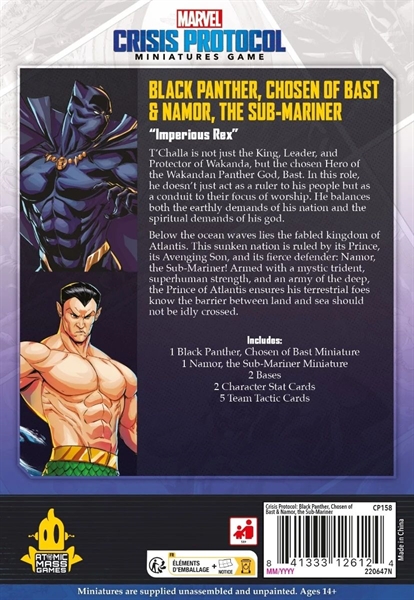 Marvel: Crisis Protocol - Black Panther & Namor