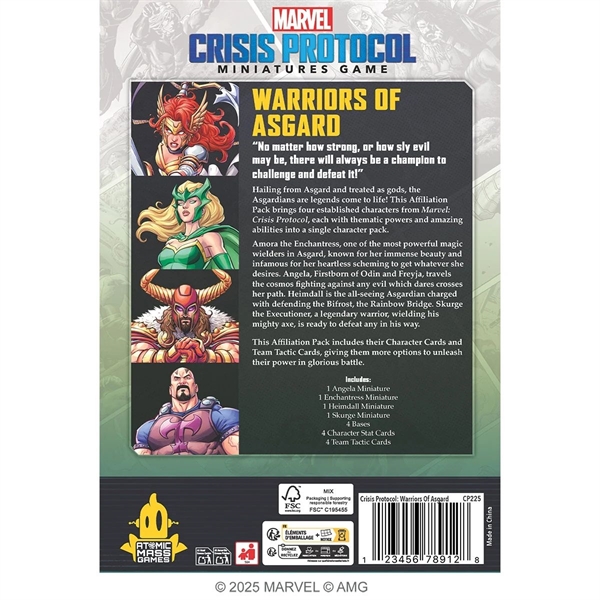 Marvel: Crisis Protocol - Warriors of Asgard Affiliation
