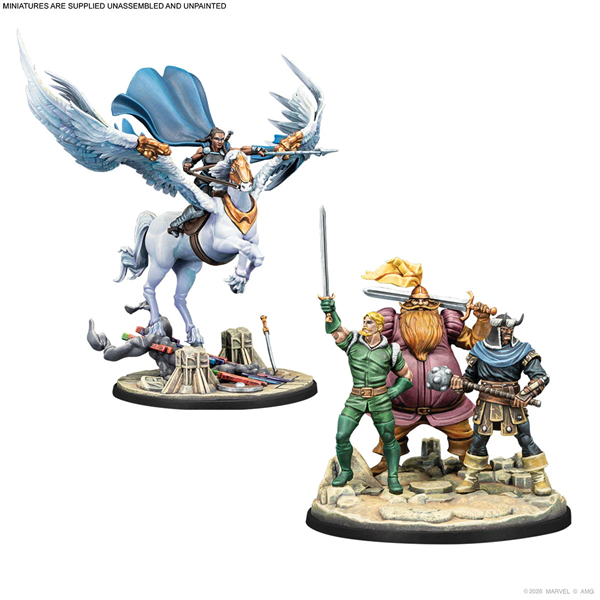 Marvel: Crisis Protocol - Valkyrie and Elendil & Warriors