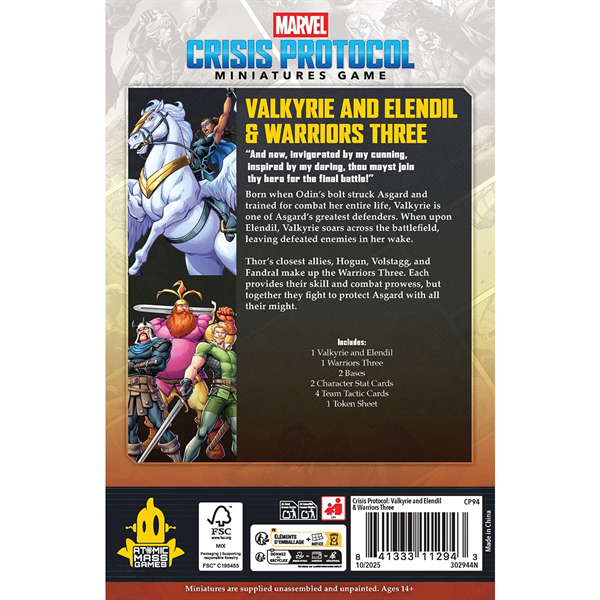 Marvel: Crisis Protocol - Valkyrie and Elendil & Warriors