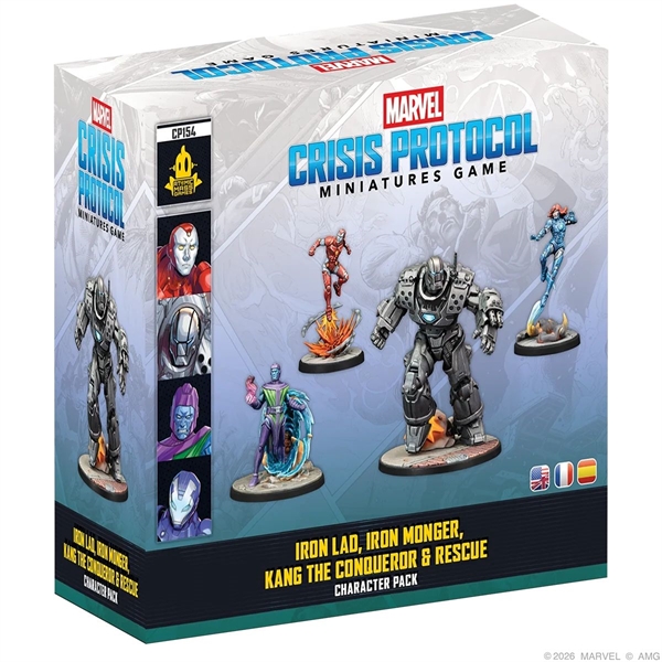 Marvel: Crisis Protocol - Iron Lad, -Monger, Kang & Rescue