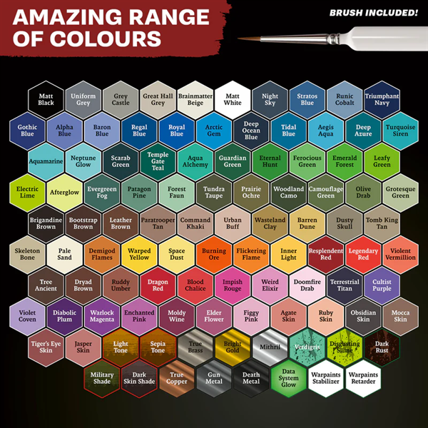 Warpaint - Fanatic: Wargamers Paint Set