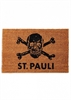 FC St. Pauli - Totenkopf, Fu�matte Kokos