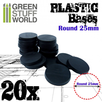 Green Stuff World - Plastik Bases Rund