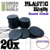 Green Stuff World - Plastik Bases Rund