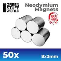 Green Stuff World - Neodym-Magnete 8x2mm