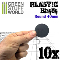 Green Stuff World - Plastik Bases Rund
