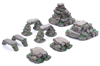 Gamemat - Grassy Rocks Set