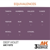 AK 3rd Generation Acrylics - Intense Deep Violet