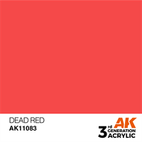 AK 3rd Generation Acrylics - Dead Red