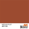 AK 3rd Generation Acrylics - Medium Rust