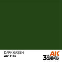 AK 3rd Generation Acrylics - Dark Green