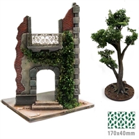 Green Stuff World -Bl�ttermatte, Eiche Dunkelgr�n