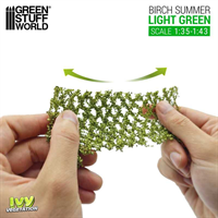 Green Stuff World - Bl�ttermatte, Birke Hellgr�n