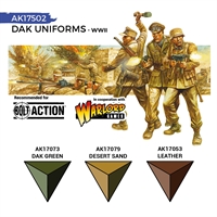 AK Quick Gen. Acrylics - Set: Dak Uniforms