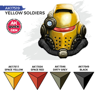 AK Quick Gen. Acrylics - Set: Yellow Soldiers