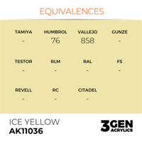 AK 3rd Generation Acrylics - Ice Yellow