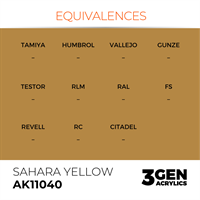 AK 3rd Generation Acrylics - Sahara Yellow