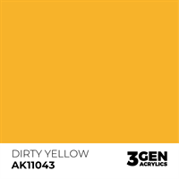 AK 3rd Generation Acrylics - Dirty Yellow