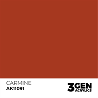 AK 3rd Generation Acrylics - Carmine