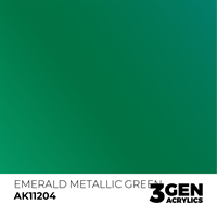 AK 3rd Generation Acrylics - Emerald Green Metallic