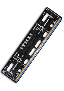 FC St. Pauli - Regenbogen, Nummernschildhalter