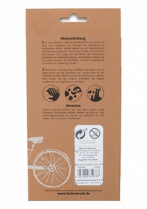 FC St. Pauli - reflektierende Fahrradfelgen Sticker