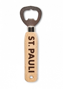 FC St. Pauli - Flaschen�ffner Holz