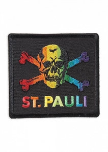FC St. Pauli - Totenkopf Regenbogen, Aufn�her