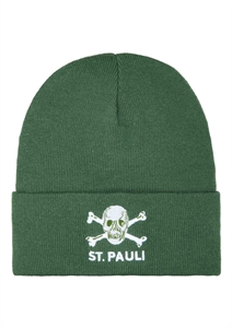 FC St. Pauli - Totenkopf Oliv-Stick, M�tze