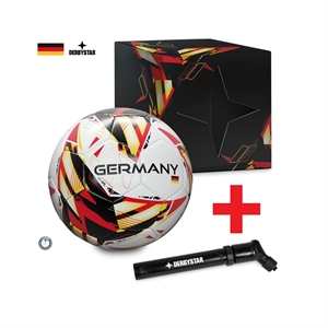 Derbystar - FB-L�nderball Deutschland v26, SET mit Ballpumpe