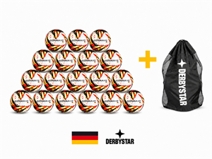 Derbystar - FB-L�nderball Deutschland v26, SET 18er Ball + Ballsack