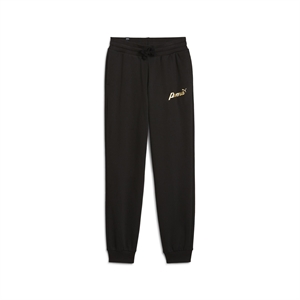 Puma - ESS+ SCRIPT Metallic Pants FL, Jogginghose