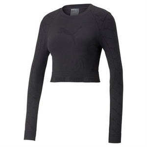Puma - EvoKnit Tee, Damen Longsleeve