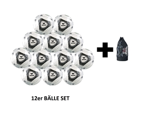 ERIMA - Hybrid Training 2.0 12er Ball+sack, Bundle