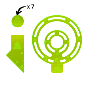 Bolt Action 3 - Objective & Template Set